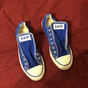 Royal blue converse